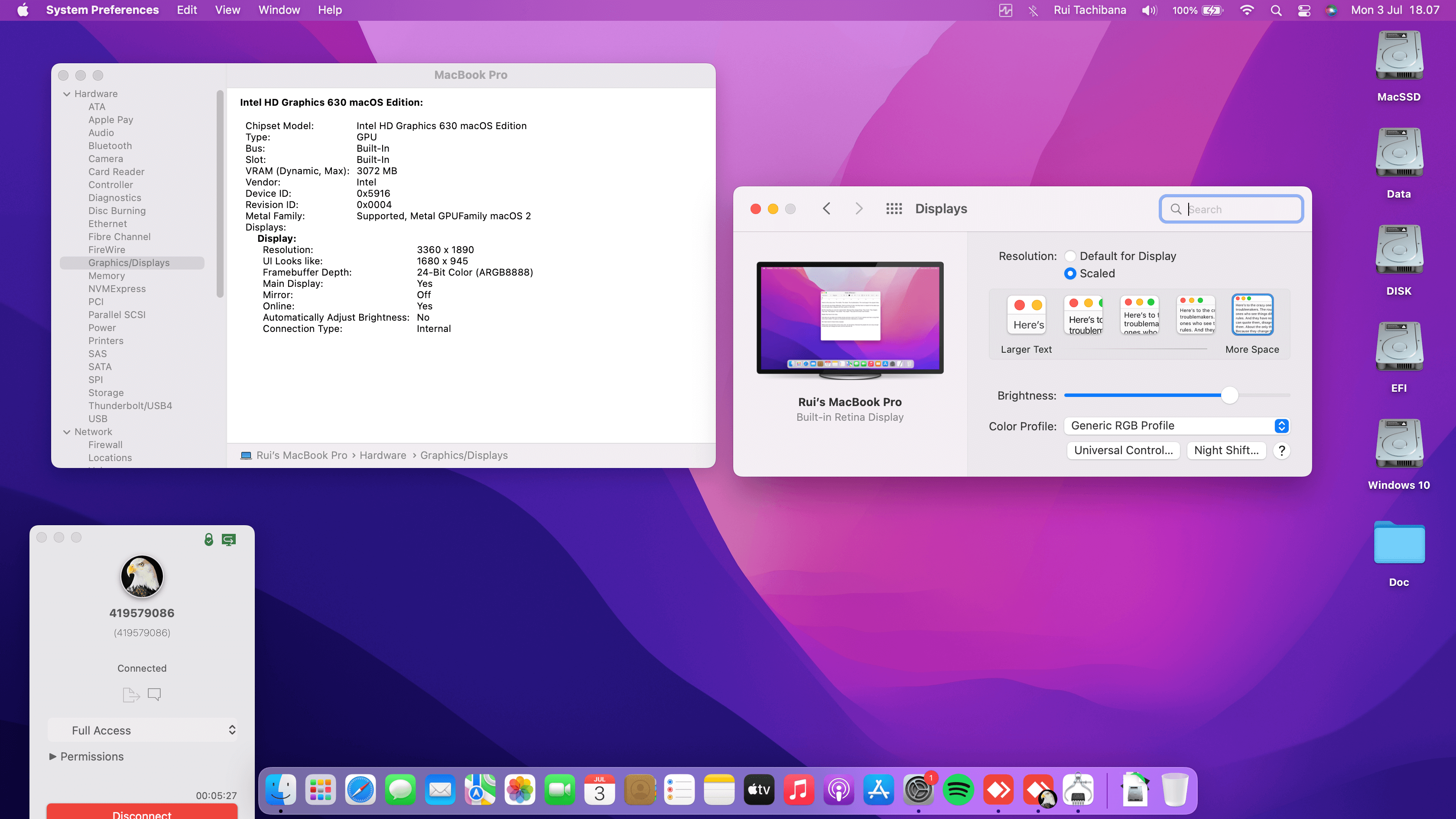 Asus ROG GL553VD FY380 9th [KabyLake + Intel HD 630 + I2C]   OpenCore 1